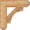Ekena Millwork Westlake Craftsman Rough Sawn Bracket w/ Offset Brace, Western Red Cedar, 6"W x 18"D x 18"H BKT0604X18X18WTL04RWR - alternate 3
